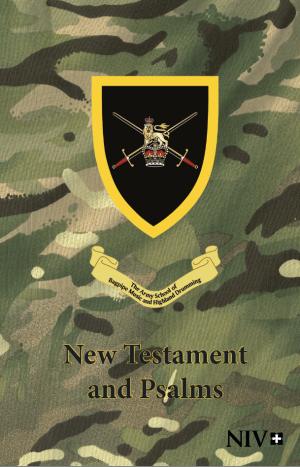 Army School of Bagpipe Music & Highland Drumming New Testament & Psalms NIV